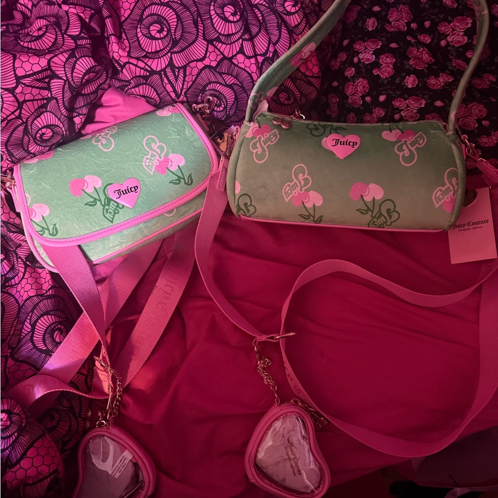 Juicy Couture retro cherry shoulder Women's Bag bundle